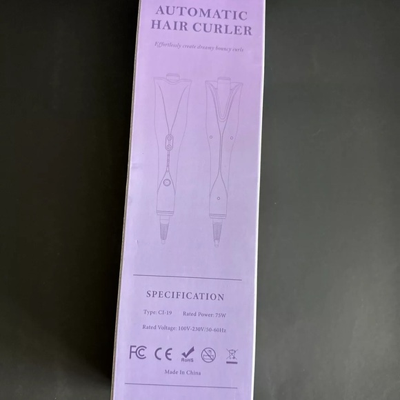 UNOPENED SuperDuomishu C1-19 Automatic Curling Iron, 1 barrel w/4 Temp Up to 430 - Picture 8 of 8